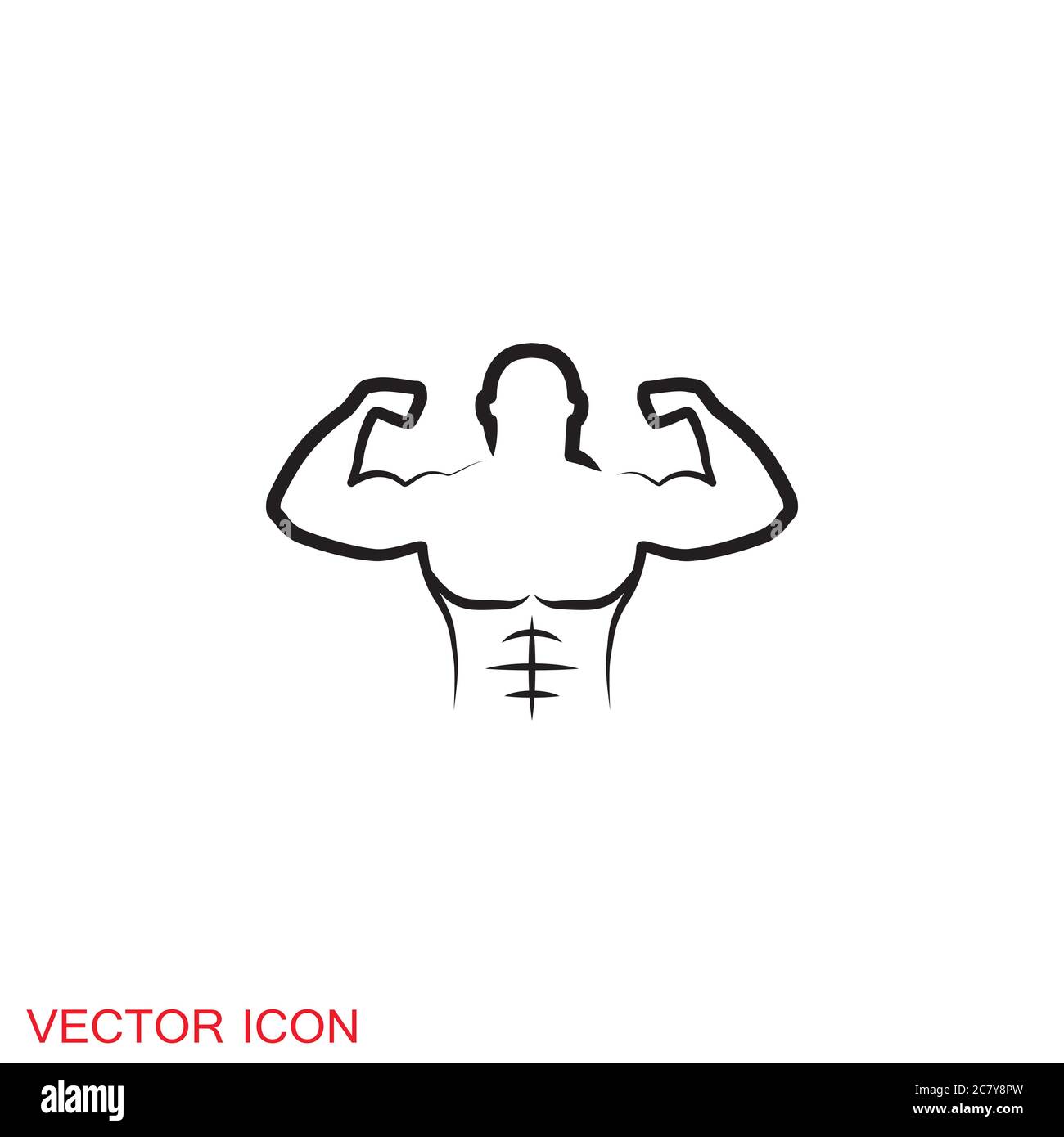 Icône corps. Homme corps Figure taille icône symbole symbole symbole pictogramme Illustration de Vecteur