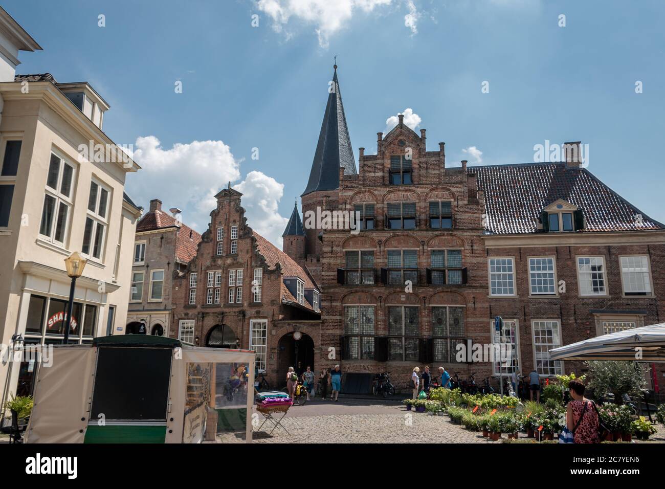 Province de Zutphen Gelderland, pays-Bas 07-18-2020, Centre de Zutphen ville des pays-Bas dans la province de Gelderland, en été Banque D'Images