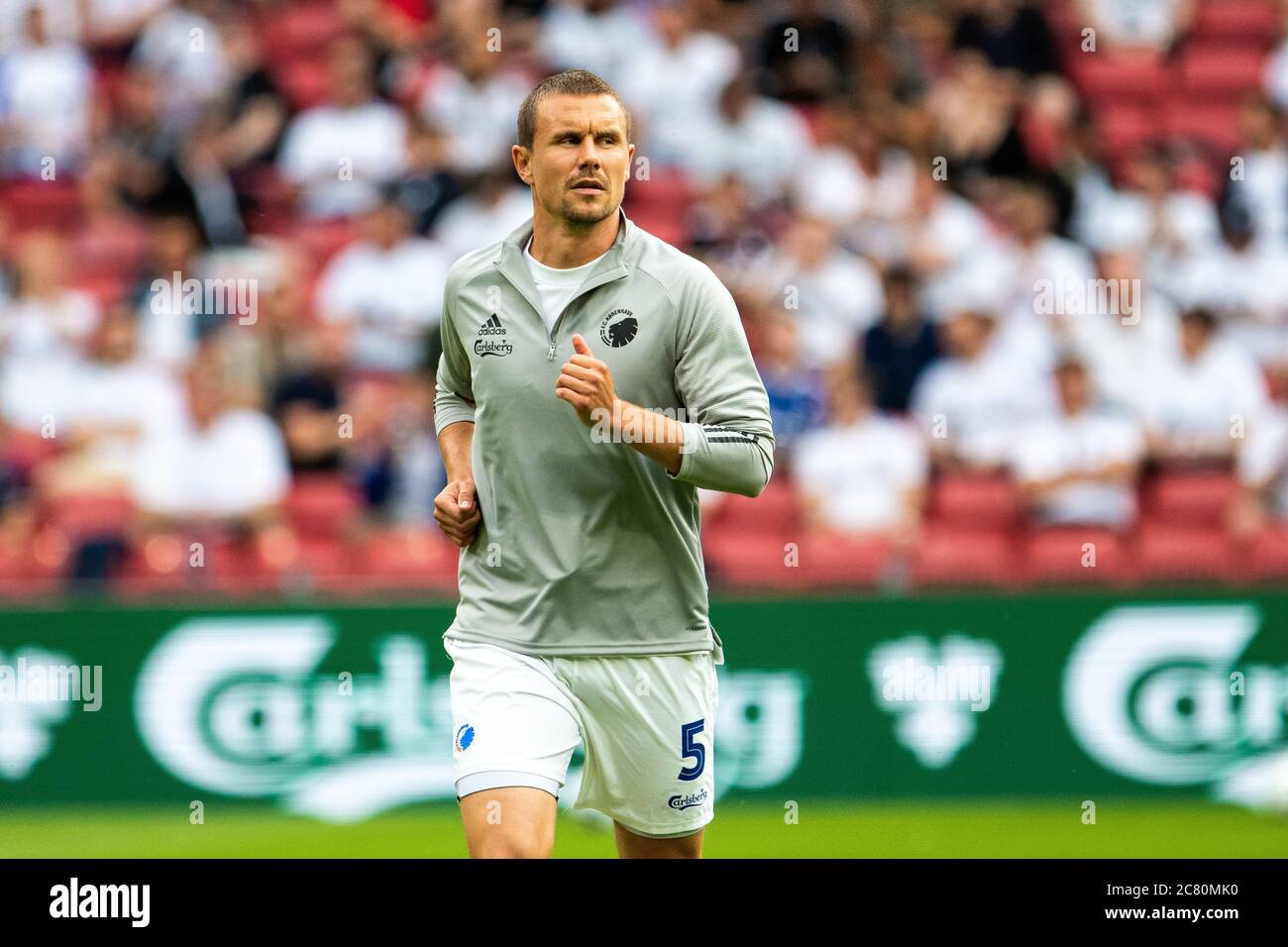 Copenhague, Danemark. 19 juillet 2020. Mohamed Daramy (11) du FC Copenhague vu pendant l'échauffement avant le 3F Superliga match entre le FC Copenhague et AGF à Telia Parken. (Crédit photo : Gonzales photo/Alamy Live News Banque D'Images