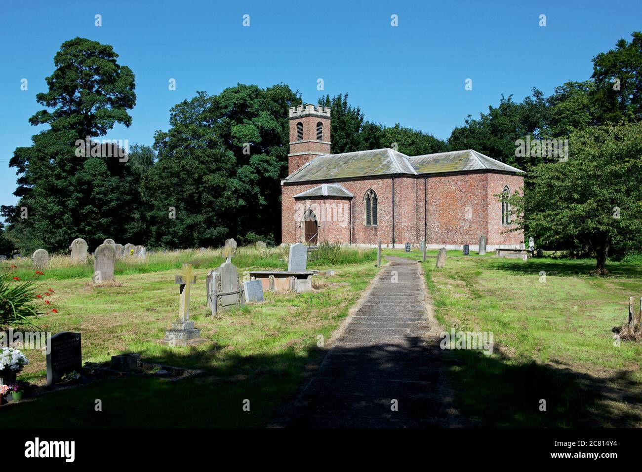 L'église Saint-Jean de Beverley dans le village de Wressle, East Yorkshire, Angleterre Banque D'Images