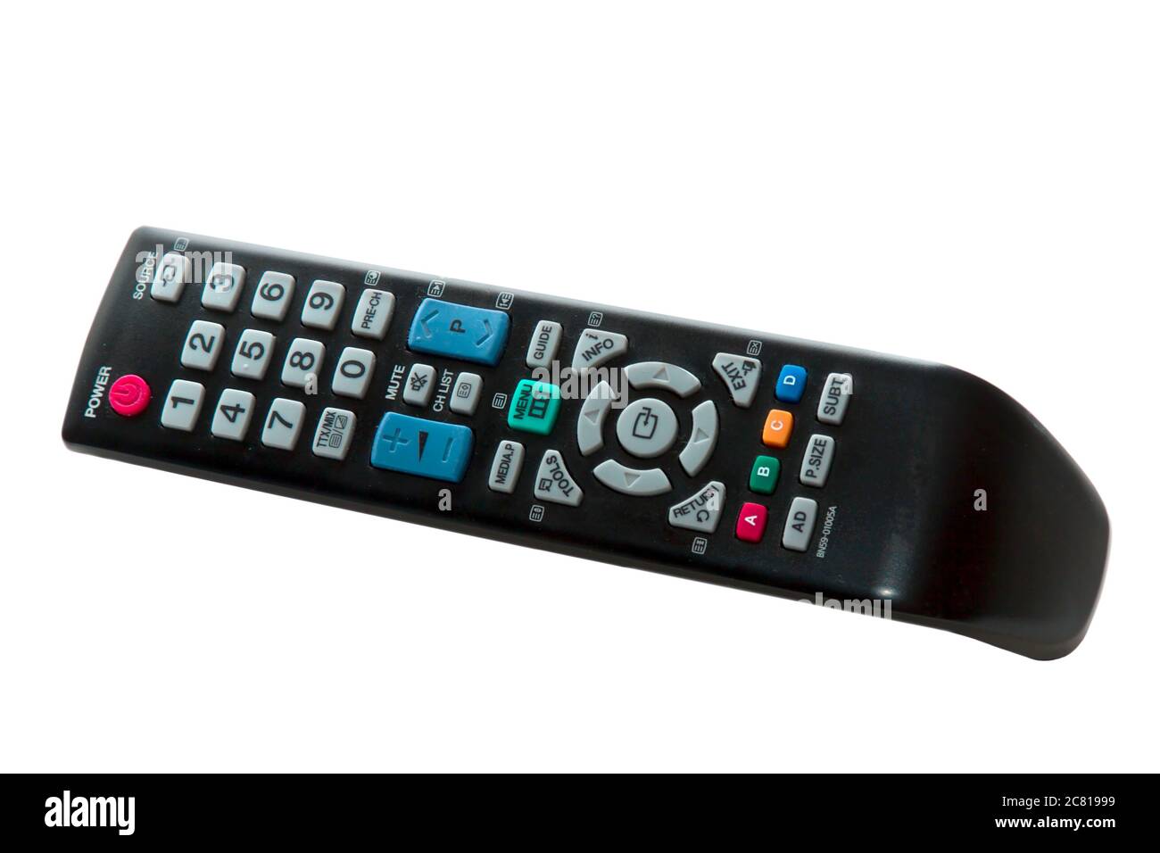 Panneau de commande de la télévision Banque D'Images