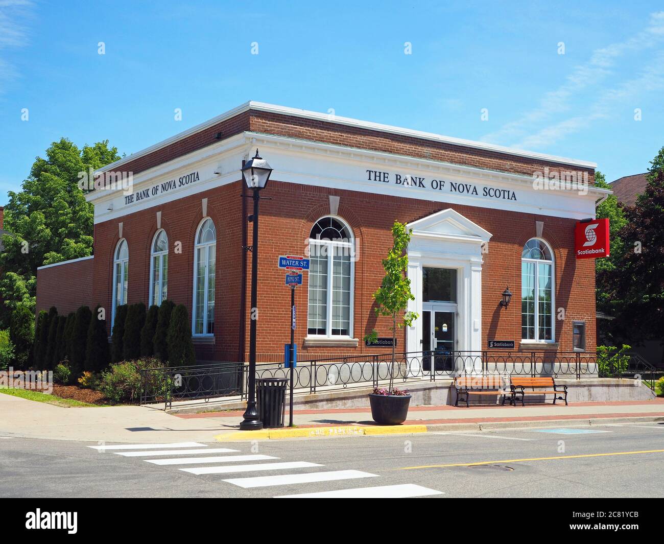 L'édifice de la Banque Scotia, St. Andrews (Nouveau-Brunswick), Canada Banque D'Images L'édifice de la Banque Scotia, St. Andrews (Nouveau-Brunswick), Canada Banque D'Images