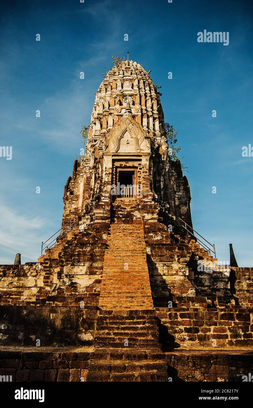 Ruines bouddhistes d'Ayuthaya, Thaïlande, Asie du Sud-est Banque D'Images
