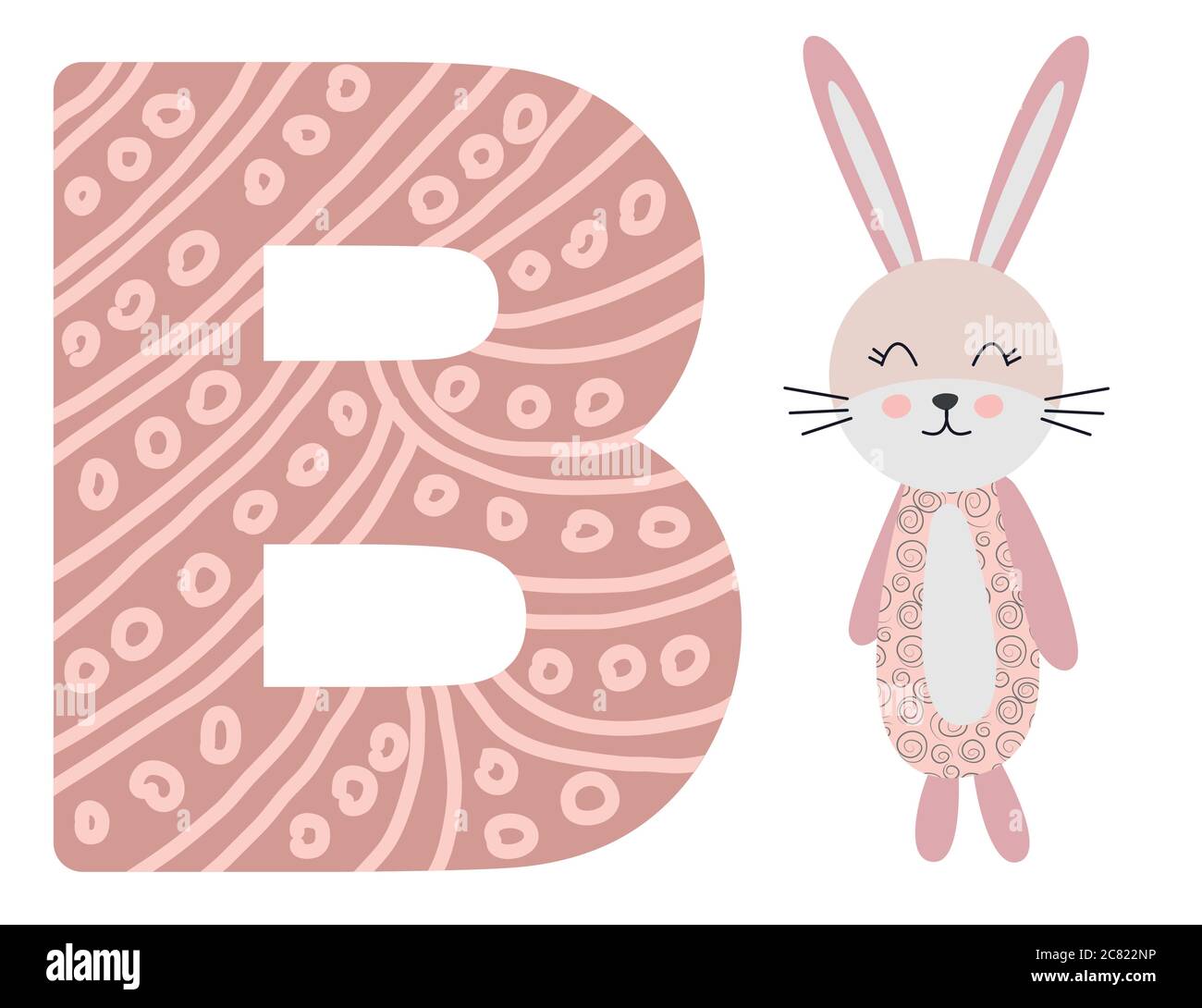 illustration de l'alphabet animal isolé. Illustration de Vecteur