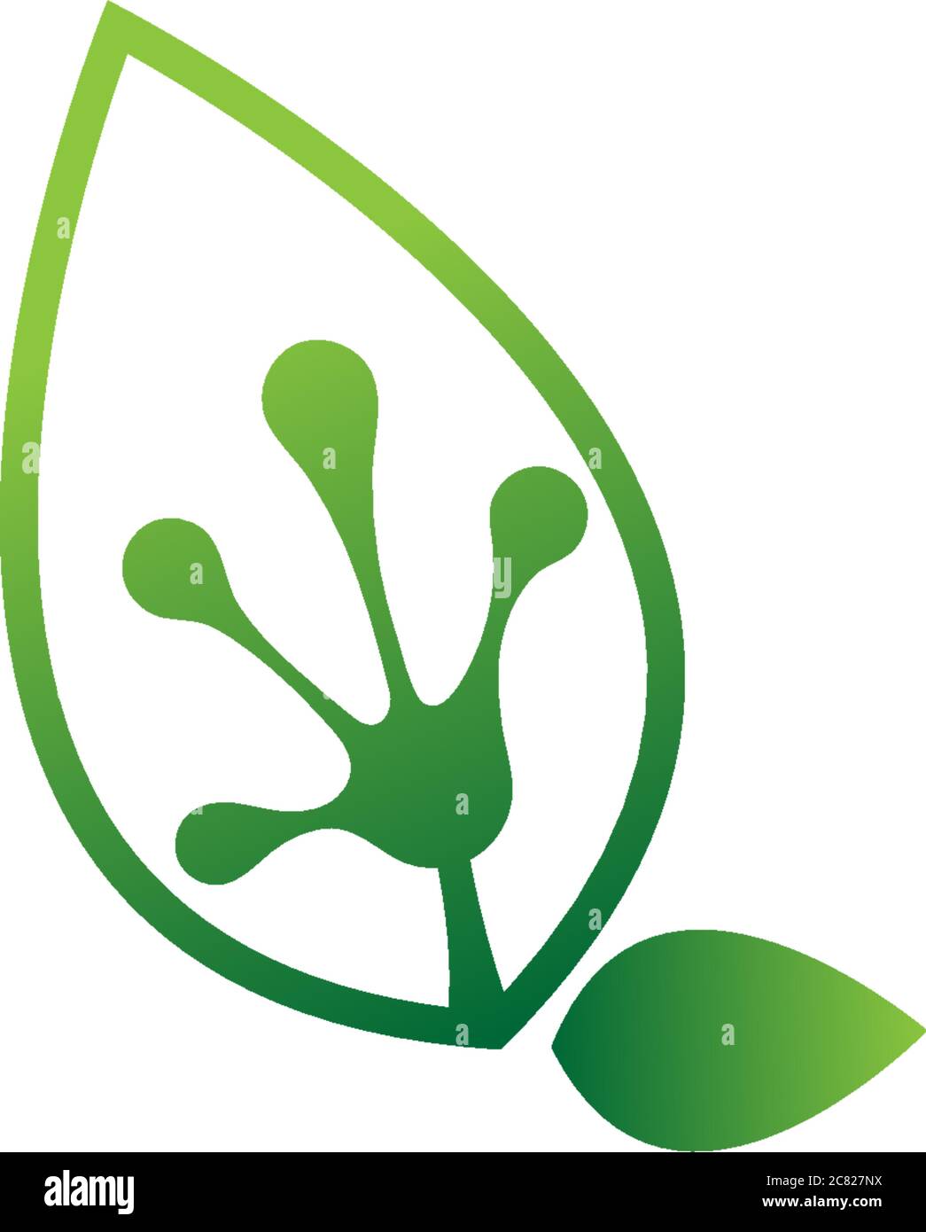 Modèle vectoriel d'icône de logo main grenouille Illustration de Vecteur