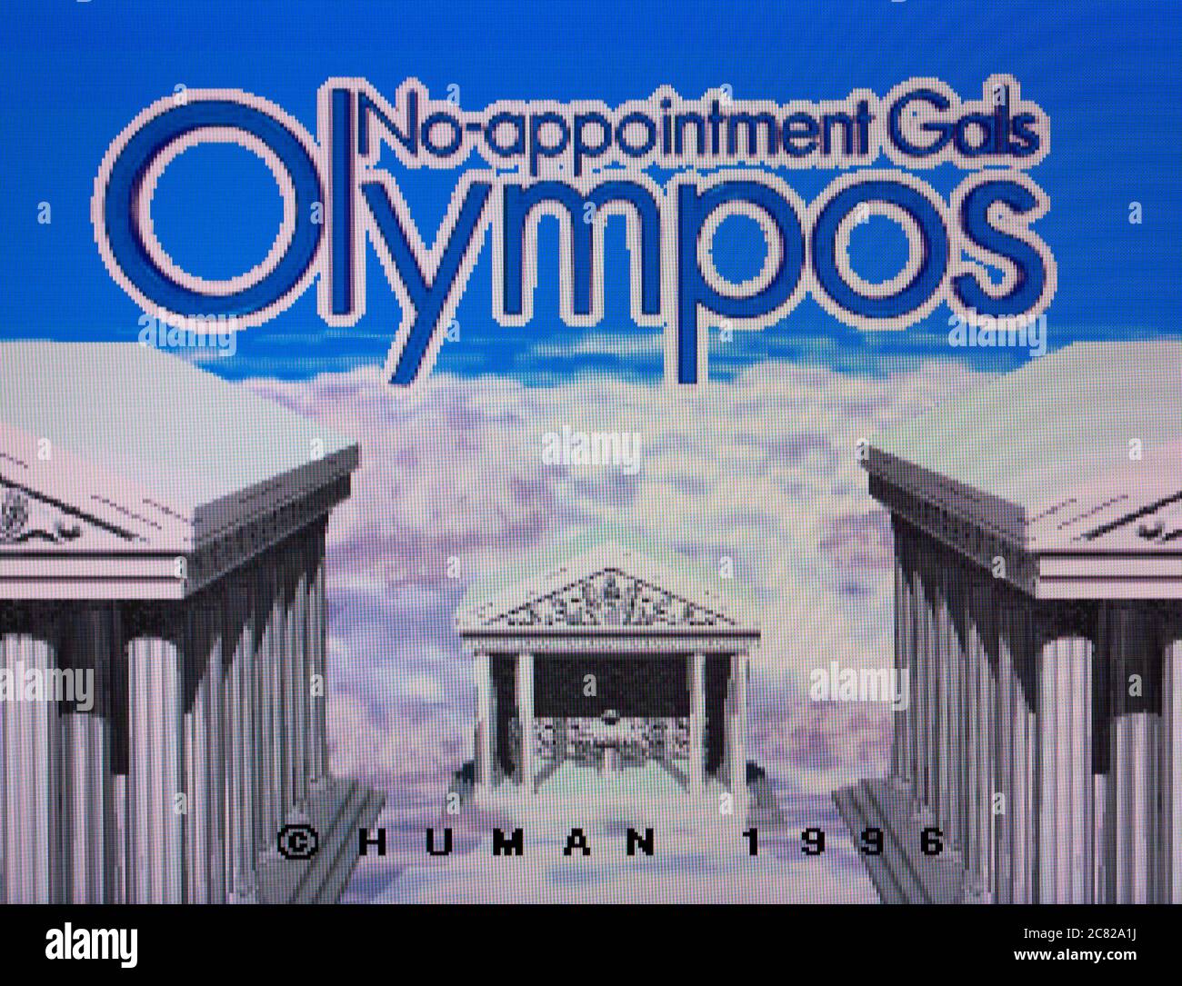 No-Appointment Gals Olympos - Sega Saturn Videogame - usage éditorial seulement Banque D'Images