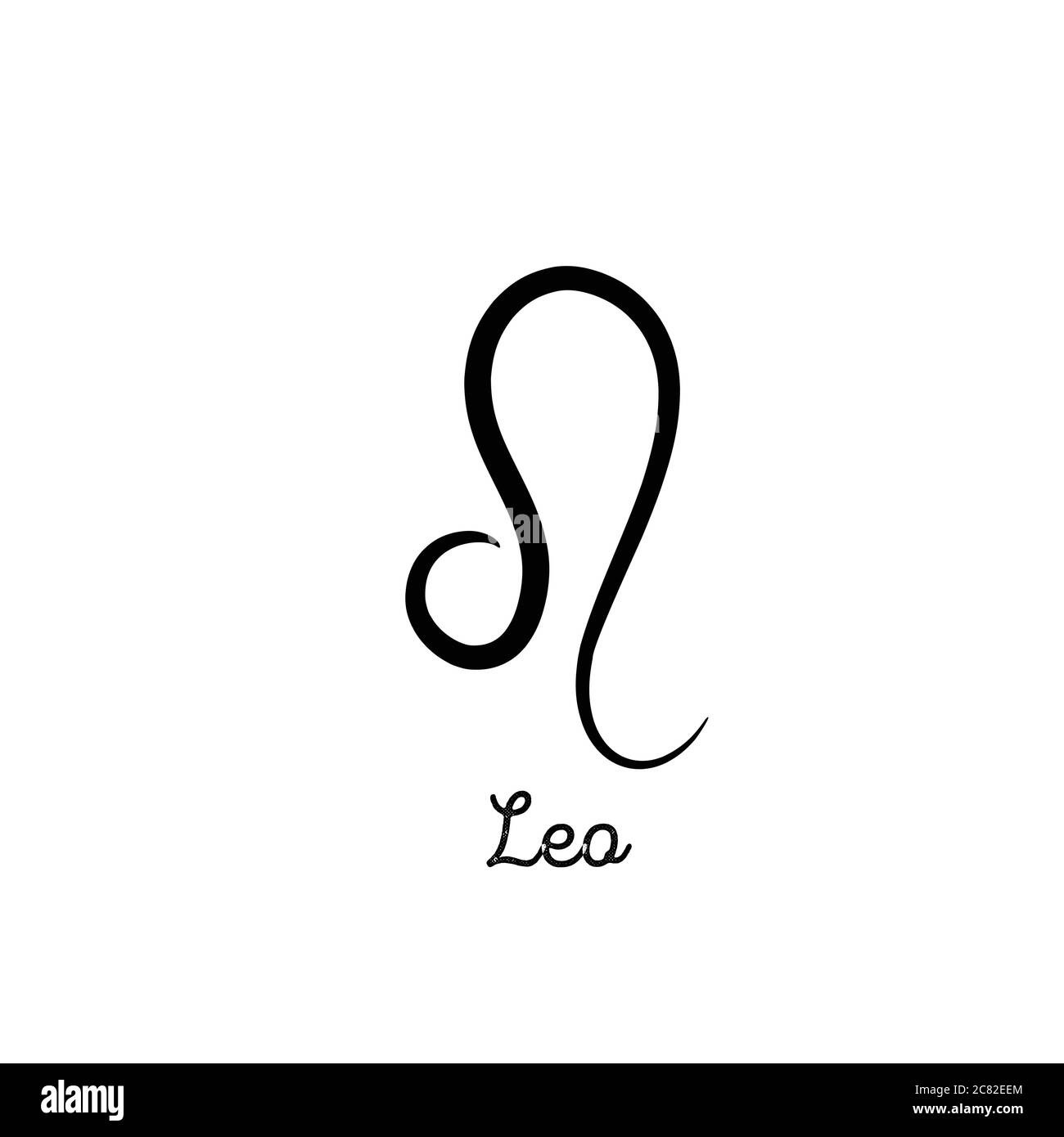 Drawing Leo Zodiac Sign Banque D Image Et Photos Alamy