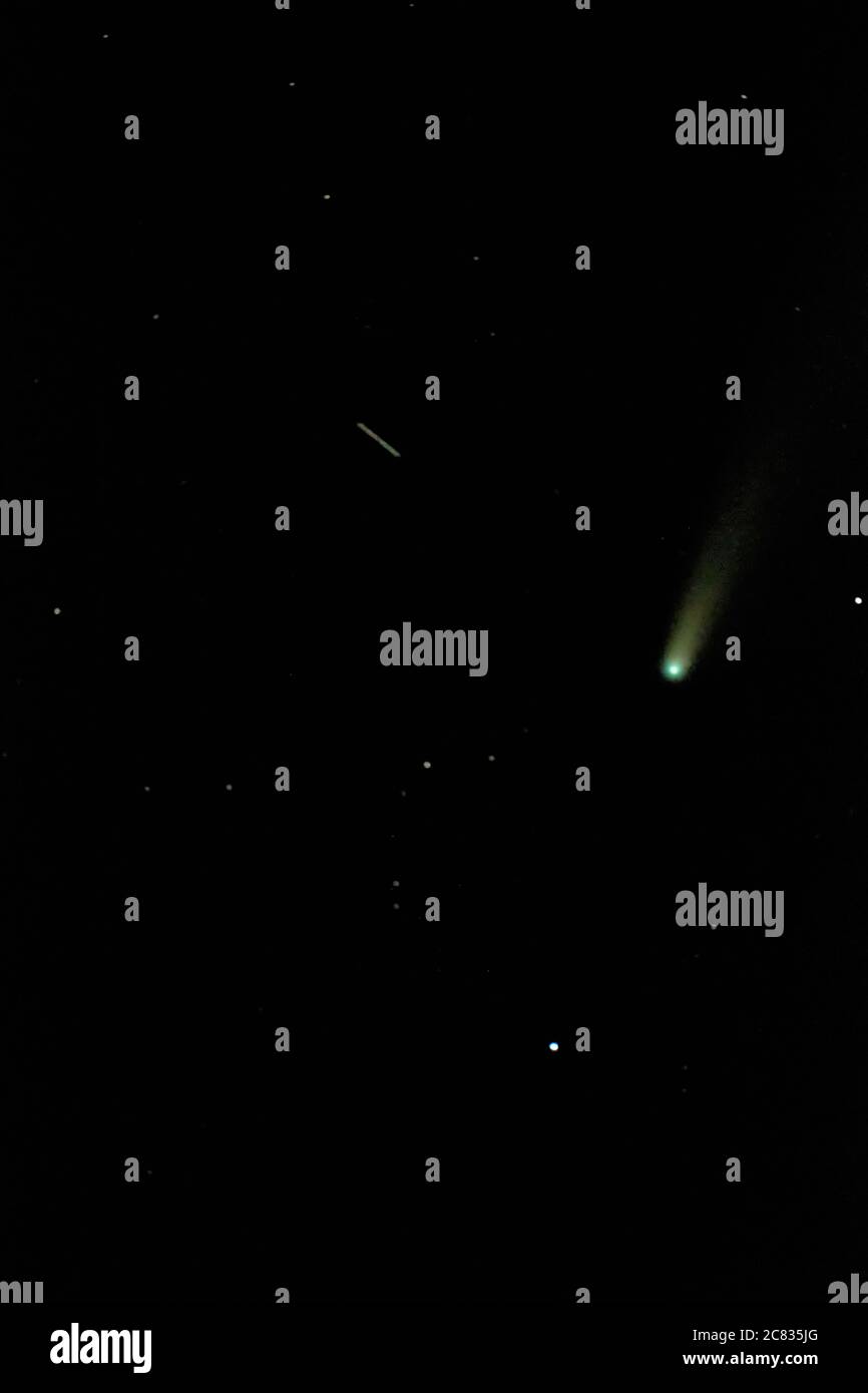 Neowise comet Banque D'Images