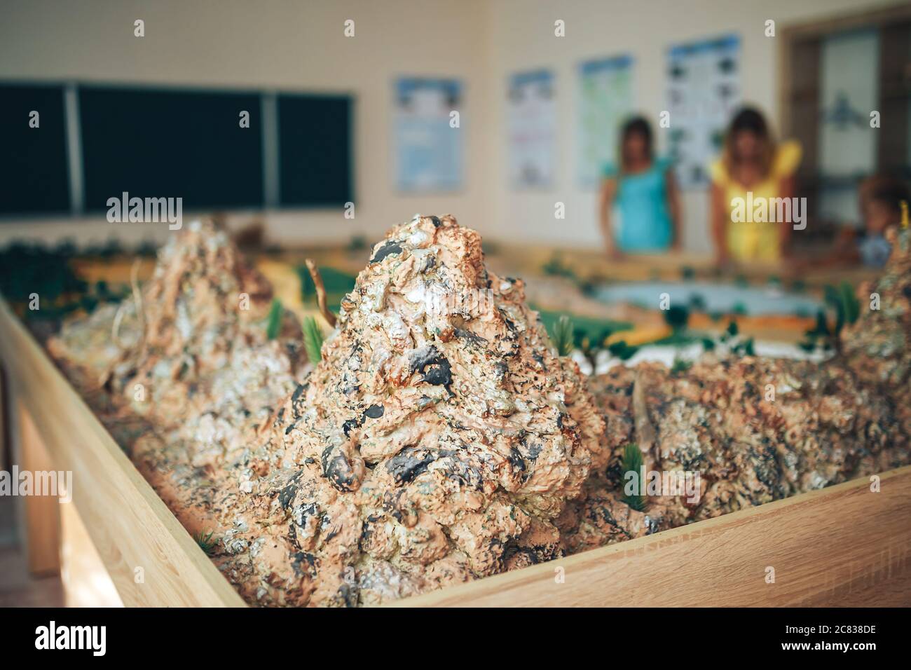 Formation militaire initiale des écoliers à l'éducation scolaire, plan stratégique d'activités militaires, planification d'actions militaires sous la forme d'un Banque D'Images