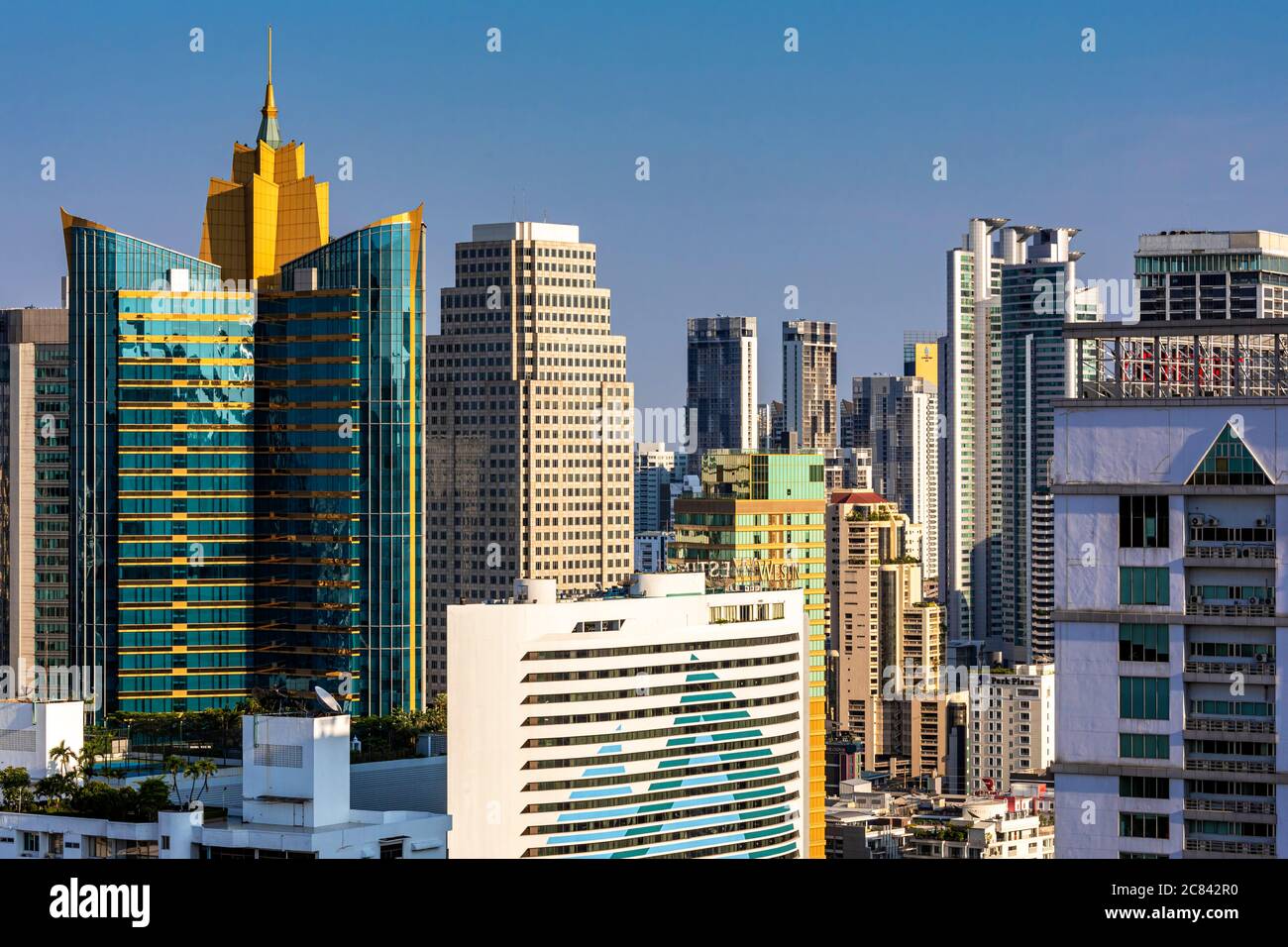 Bangkok, ville autour de Sukhumvit, Thaïlande Banque D'Images