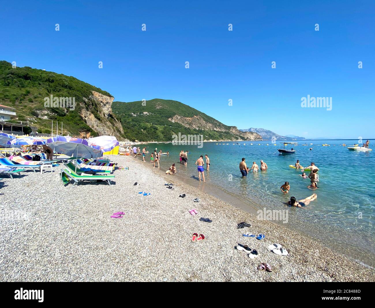 Jaz Beach Budva Mont n gro Photo Stock Alamy jaz-beach-budva-mont-n-gro-photo-stock-alamy