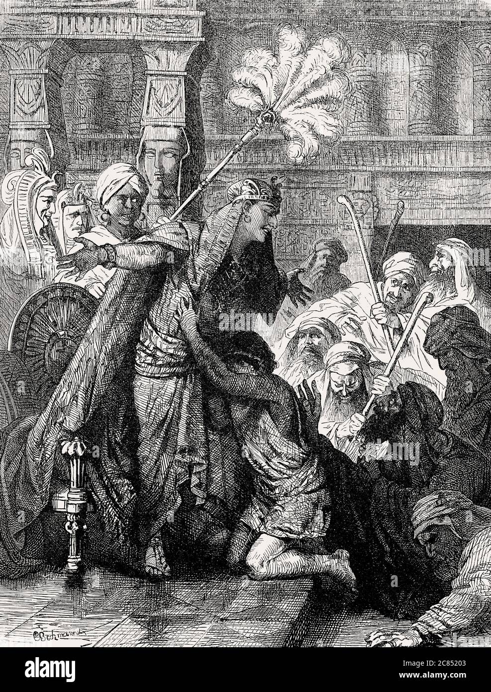 Joseph se révèle à ses frères, Livre de la Genèse, ancien Testament Banque D'Images