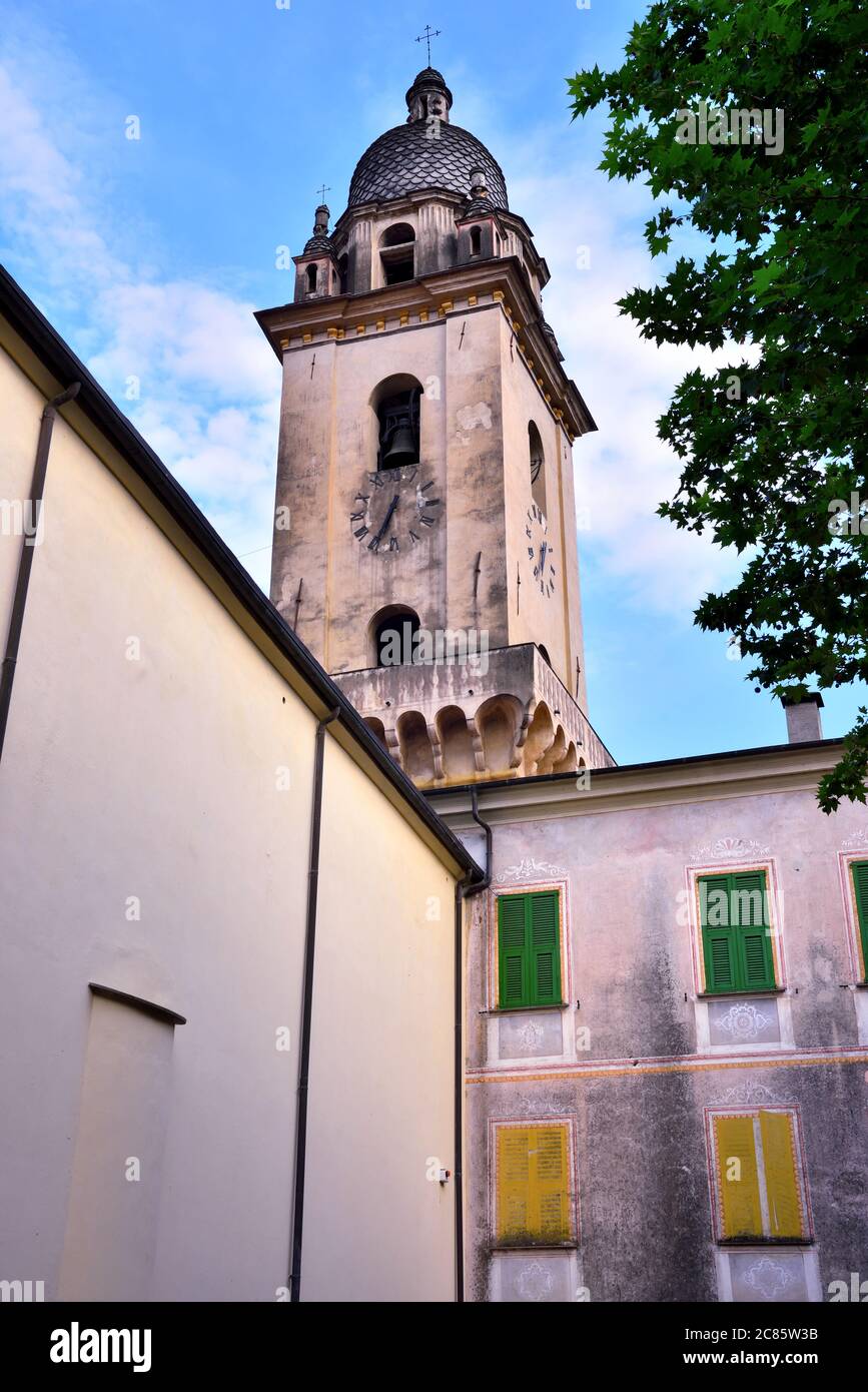 église de sant'antonio abate XVe siècle Dolceacqua Italie Banque D'Images