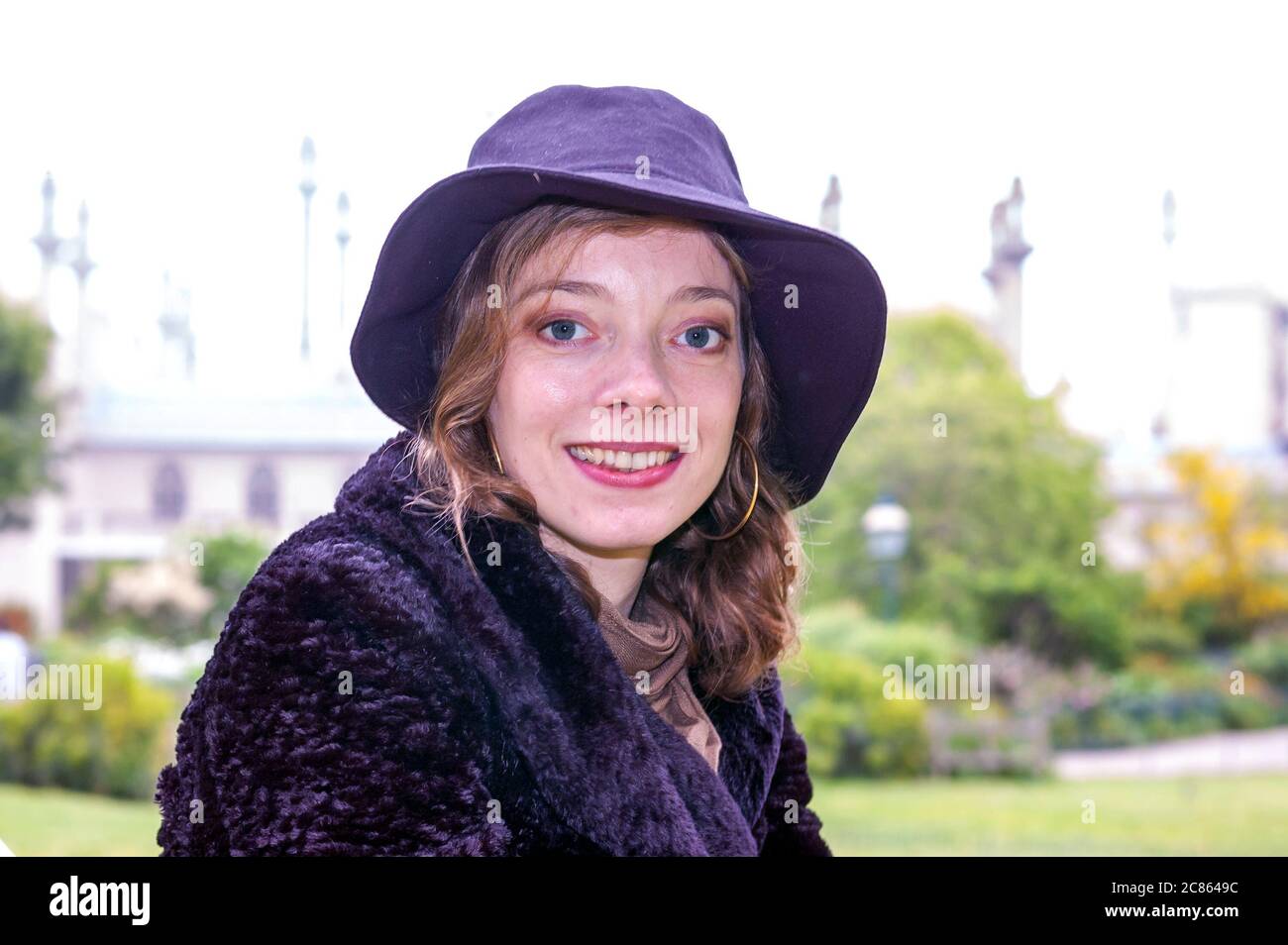 Brighton, 26 mai 2005 : actrice Aurélia Thierrée, petite-fille de Charlie Chaplin, à Brighton Banque D'Images