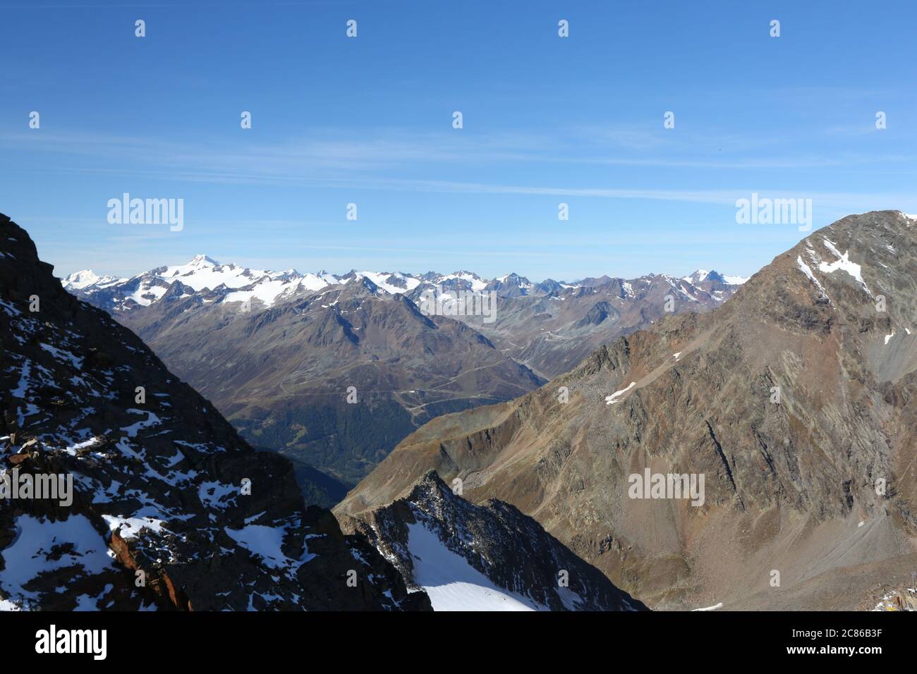 Stubaier Gletscher Banque D'Images