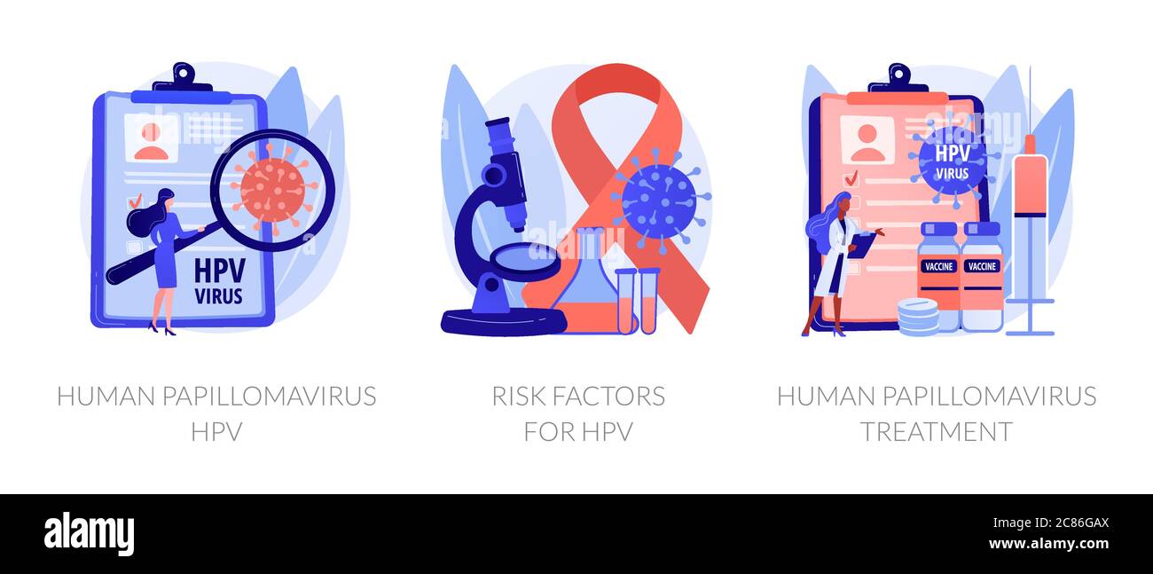 Métaphores de concept de vecteur de papillomavirus humain. Illustration de Vecteur Métaphores de concept de vecteur de papillomavirus humain. Illustration de Vecteur