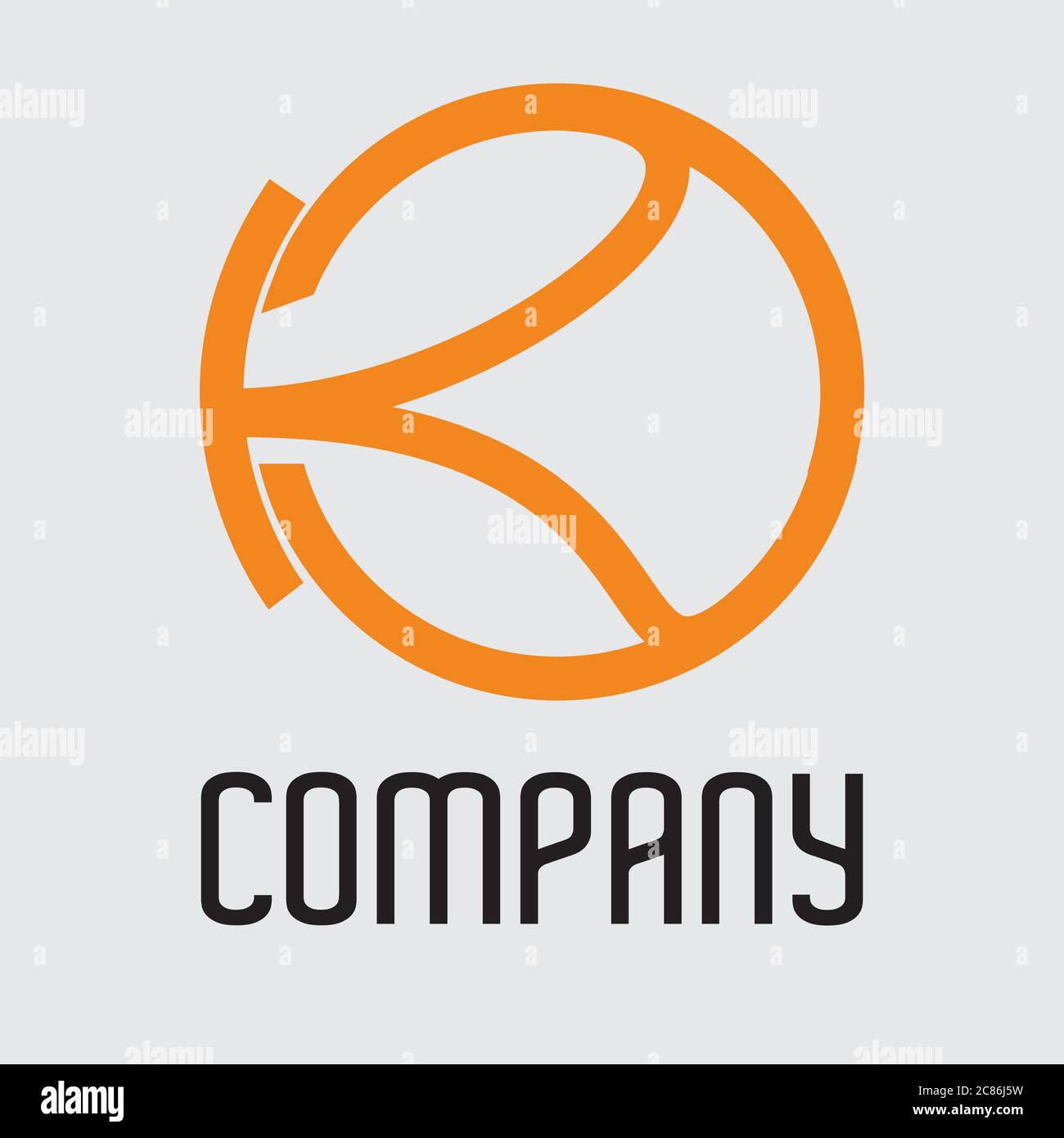 Logo d'entreprise icône vecteur modèle conception Ko Illustration de Vecteur
