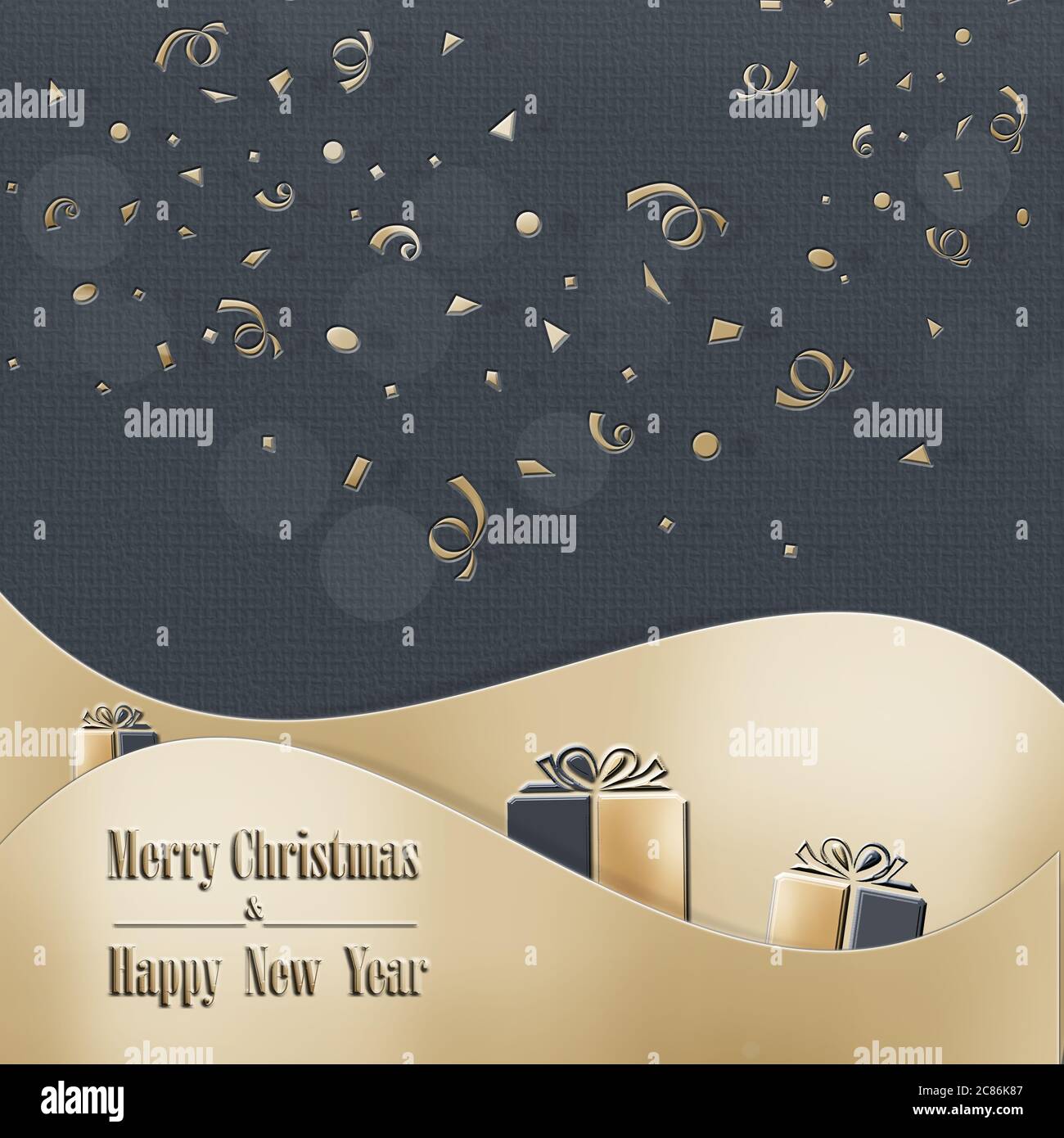 Carte De Vœux De Noel Tendance Et Paisible Nuit Calme Sur Fond Bleu Fonce Confettis D Or Sapin De Pin Boites Cadeaux Neige Texte Joyeux Noel Bonne Annee Motif De Fete Papier Peint Carte De Vœux De Noel Tendance Et Paisible Nuit Calme Sur Fond Bleu Fonce Confettis D Or Sapin De Pin Boites Cadeaux Neige Texte Joyeux Noel Bonne Annee Motif De Fete Papier Peint