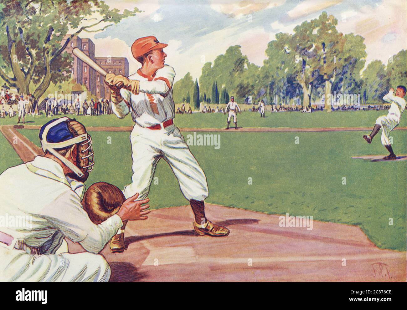 Baseball aux États-Unis Banque D'Images