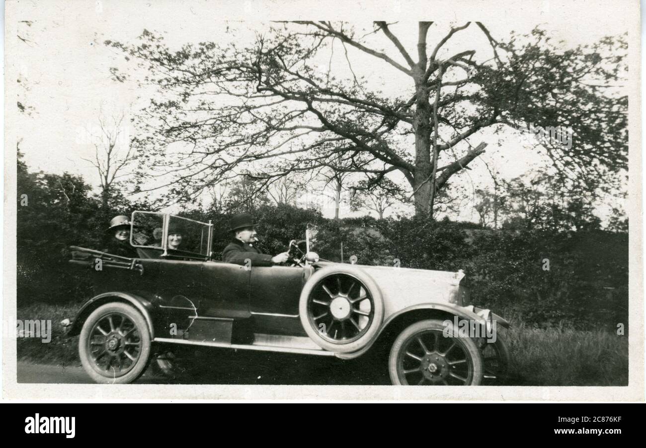 Sizaire Vintage car, Berwick-upon-Tweed, Northumberland, Angleterre. 1914 Banque D'Images