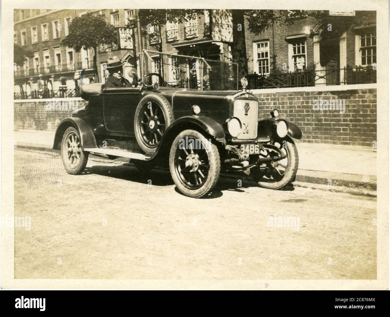 Hillman Vintage car , Angleterre. Banque D'Images
