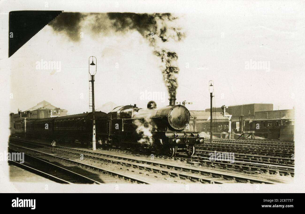 Gare ferroviaire , pensé pour être à Crewe, Cheshire, Angleterre. Banque D'Images