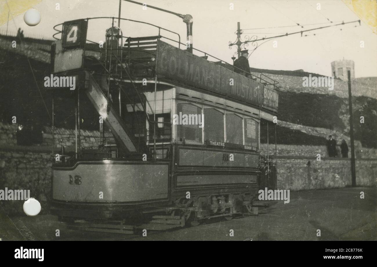 Tram, Madeira Road, PlymouthDevon. Banque D'Images