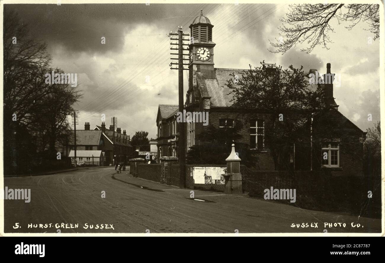 The Village, Hurst Green, Etchingham, Battle, Sussex, Angleterre. Banque D'Images