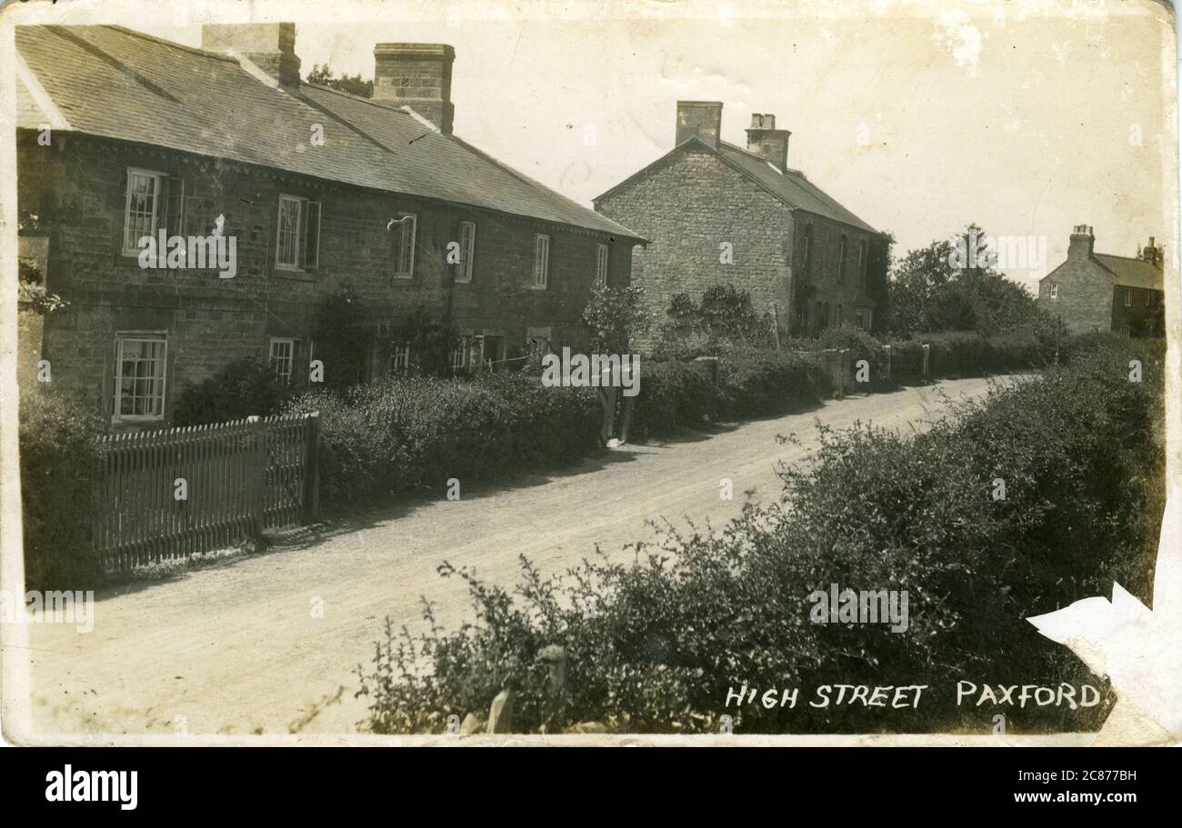 High Street, Paxford, Blockley, Chipping Campden, Gloucestershire, Angleterre. Banque D'Images