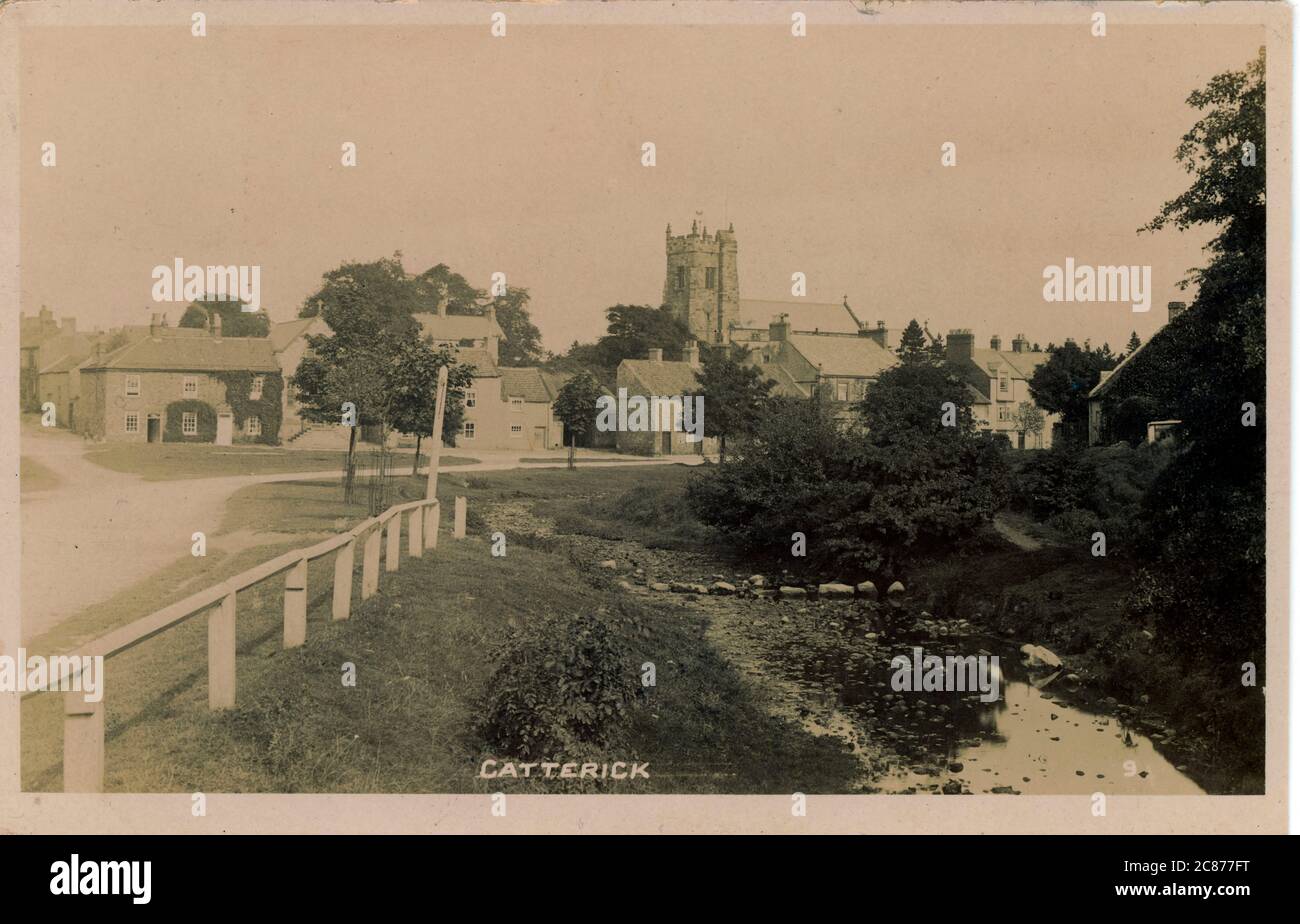 Low Green, Catterick, Richmond, Yorkshire, Angleterre. Banque D'Images