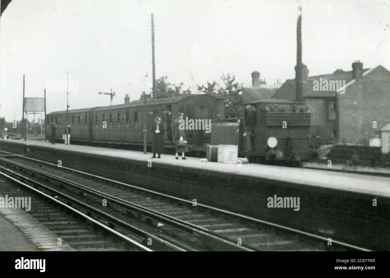 Gare, Havant, Cosham, Hampshire, Angleterre. Banque D'Images