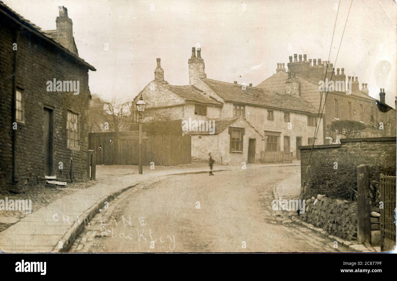 Crab Lane , Blackley, Manchester, Lancashire, Angleterre. Banque D'Images