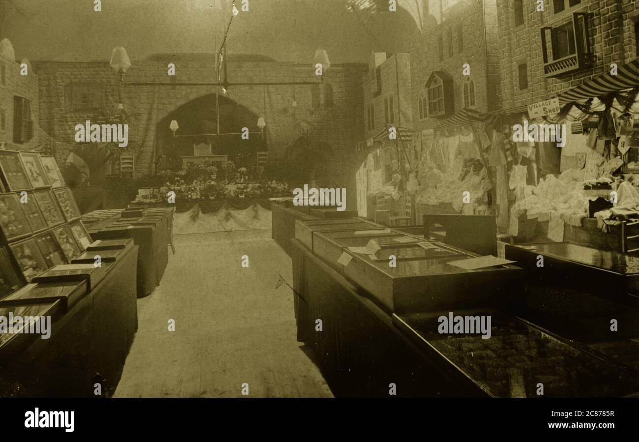 Exposition, Église Saint-Pierre, Evercreech, Shepton Mallet, Mendip, Somerset, Angleterre. Banque D'Images