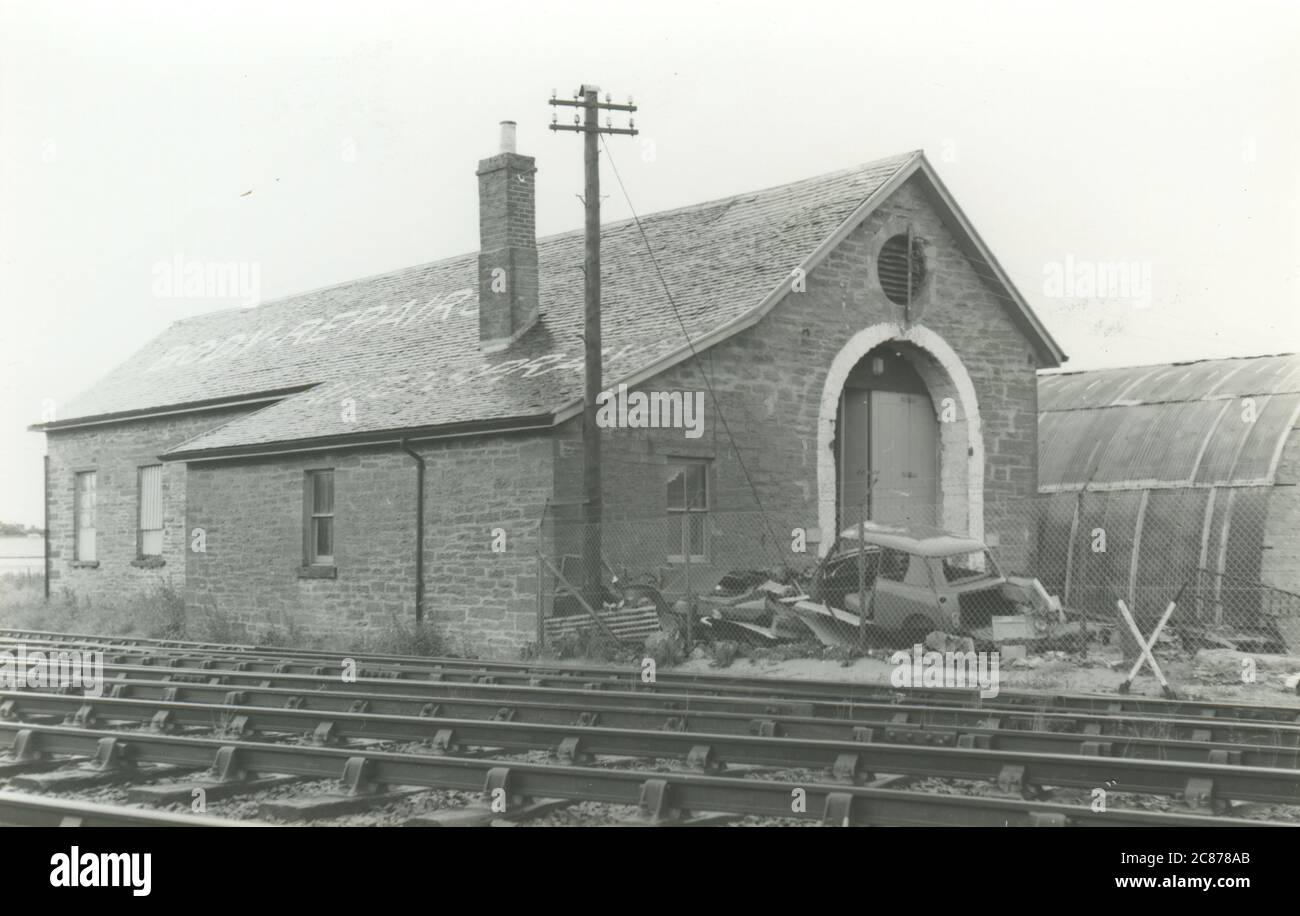 Train Engine Shed - (Highland Railway), Thurso, Caithness, Écosse. Banque D'Images