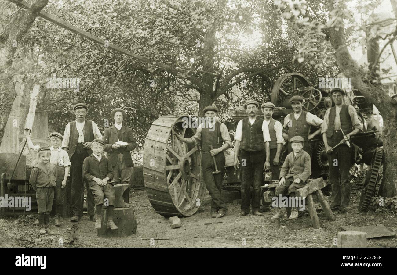 Moteur de traction - roue de réparation partie, Angleterre. Banque D'Images
