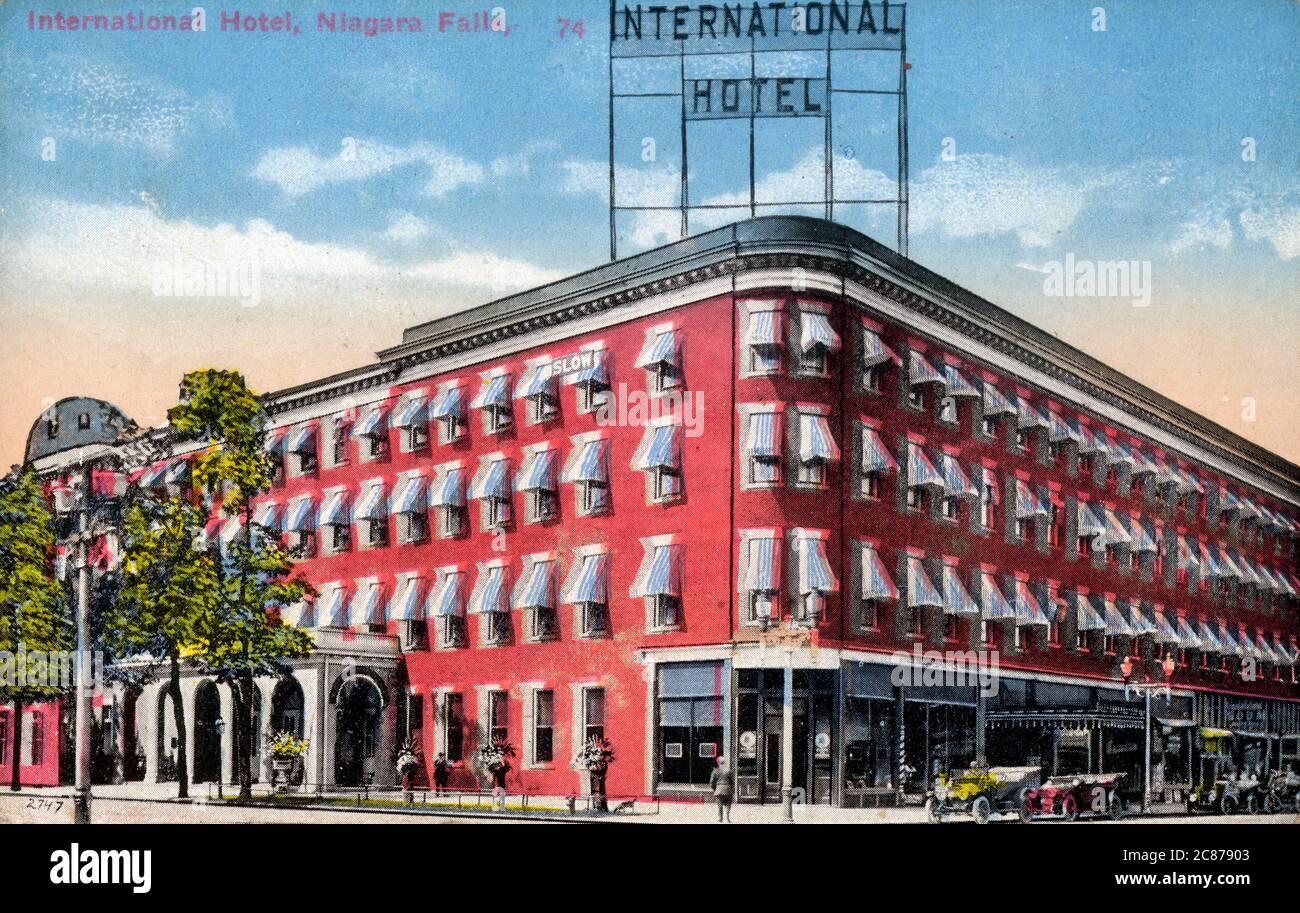 International Hotel, Niagara Falls, NY, États-Unis. Banque D'Images International Hotel, Niagara Falls, NY, États-Unis. Banque D'Images
