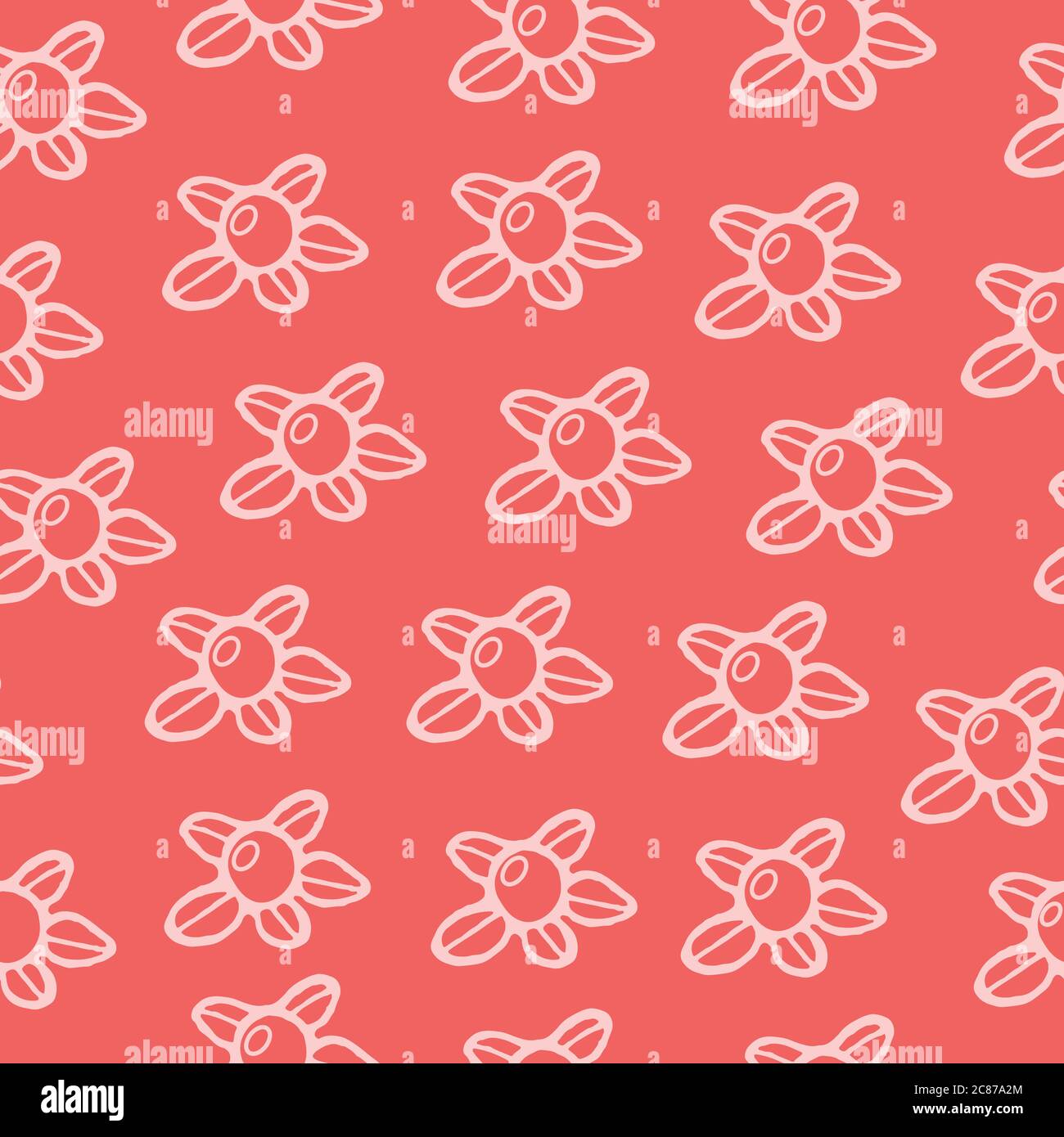 Motif sans coutures aux baies de cowberry. Fond vectoriel dessiné à la main pour le design, le textile, le tissu et la carte postale. Illustration de Vecteur