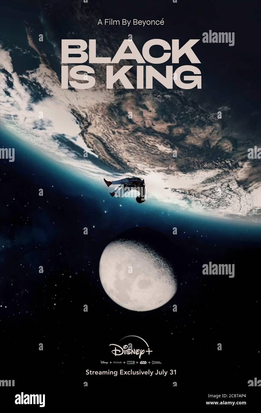 Black is King (2020) réalisé par Blitz Bawawule et Beyoncé et avec Beyoncé. Album de musique visuelle inspiré par le Roi Lion de Disney. Banque D'Images