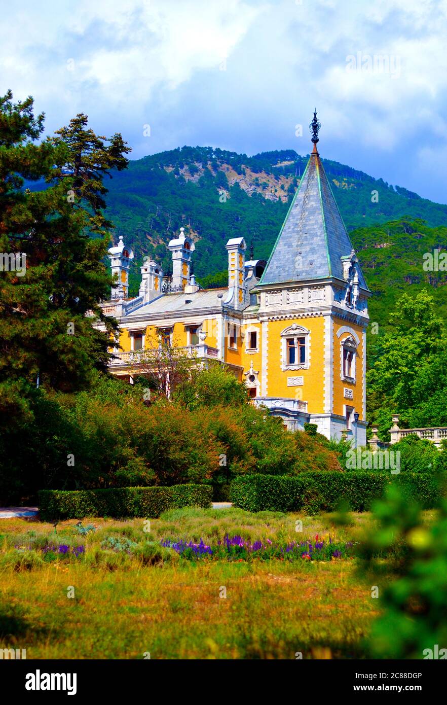 Palais Massandra, Crimée Banque D'Images