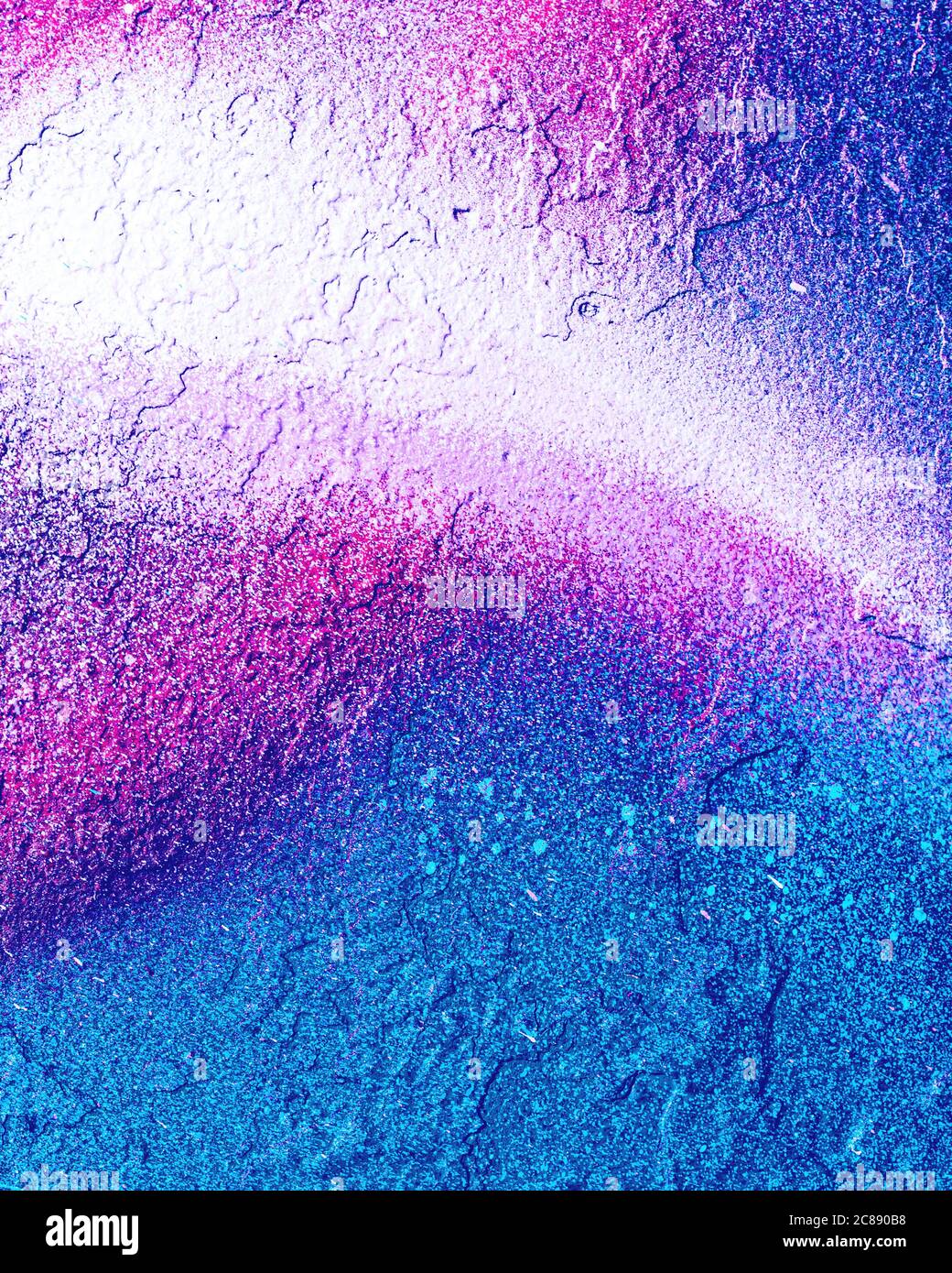 Fragment de graffitis colorés peints sur un mur. Résumé fond lumineux pour la conception. Banque D'Images