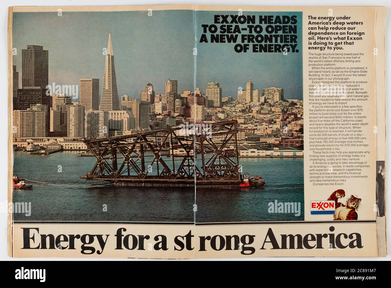 Années 1970, Time Magazine Advertising, États-Unis Banque D'Images