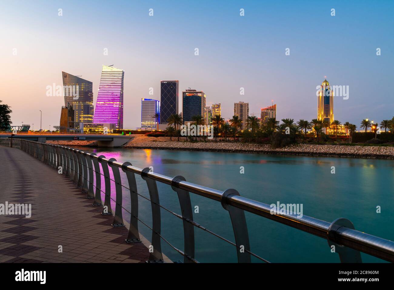 Lusail - nouvelle ville dans la municipalité de Umm salal, Qatar Banque D'Images