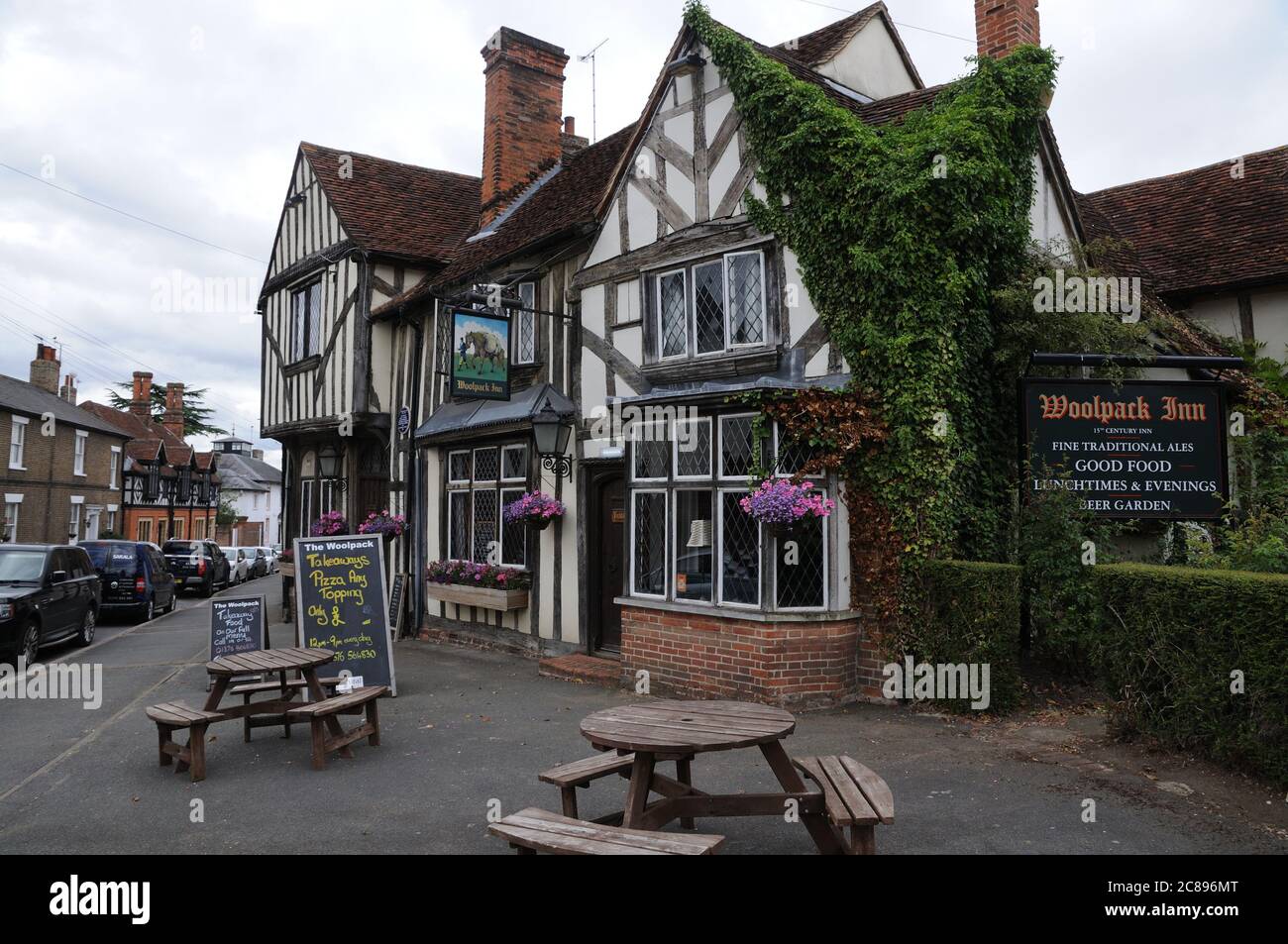 Woolpack Inn, Church Street, Coggeshall, Essex Banque D'Images