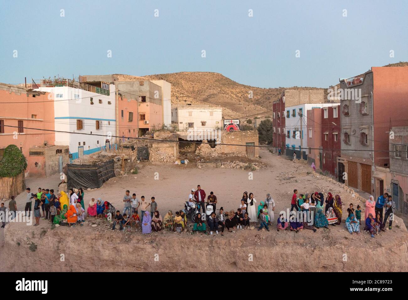 EID-al-Adha fête à Aourir, Souss, Maroc Banque D'Images