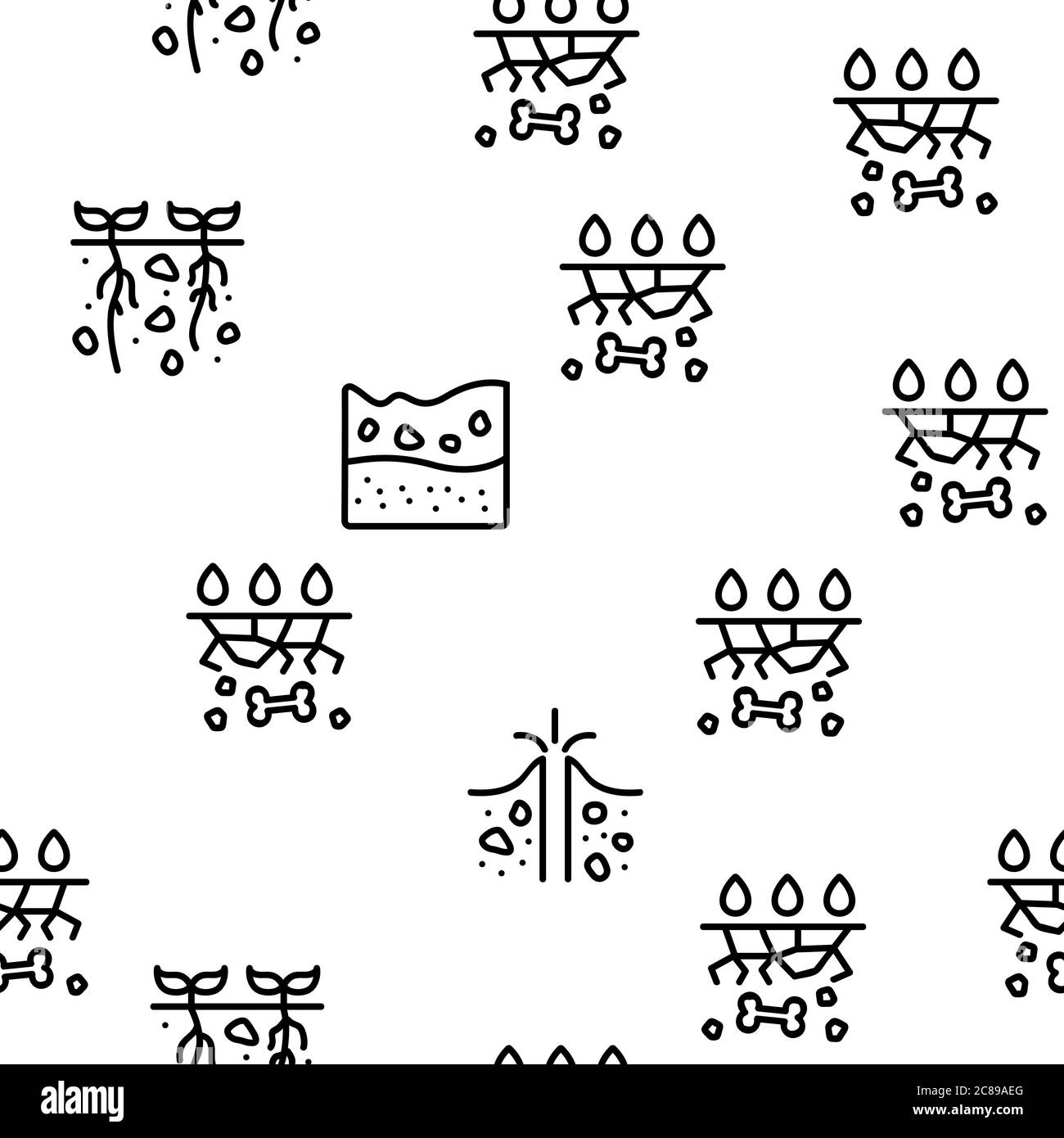 Motif sans couture vectoriel de recherche sur sol Illustration de Vecteur Motif sans couture vectoriel de recherche sur sol Illustration de Vecteur