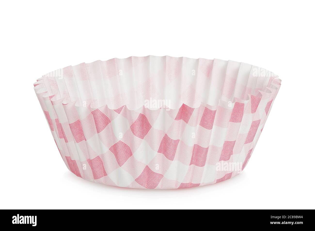 porte-gâteau vide isolé sur blanc Banque D'Images