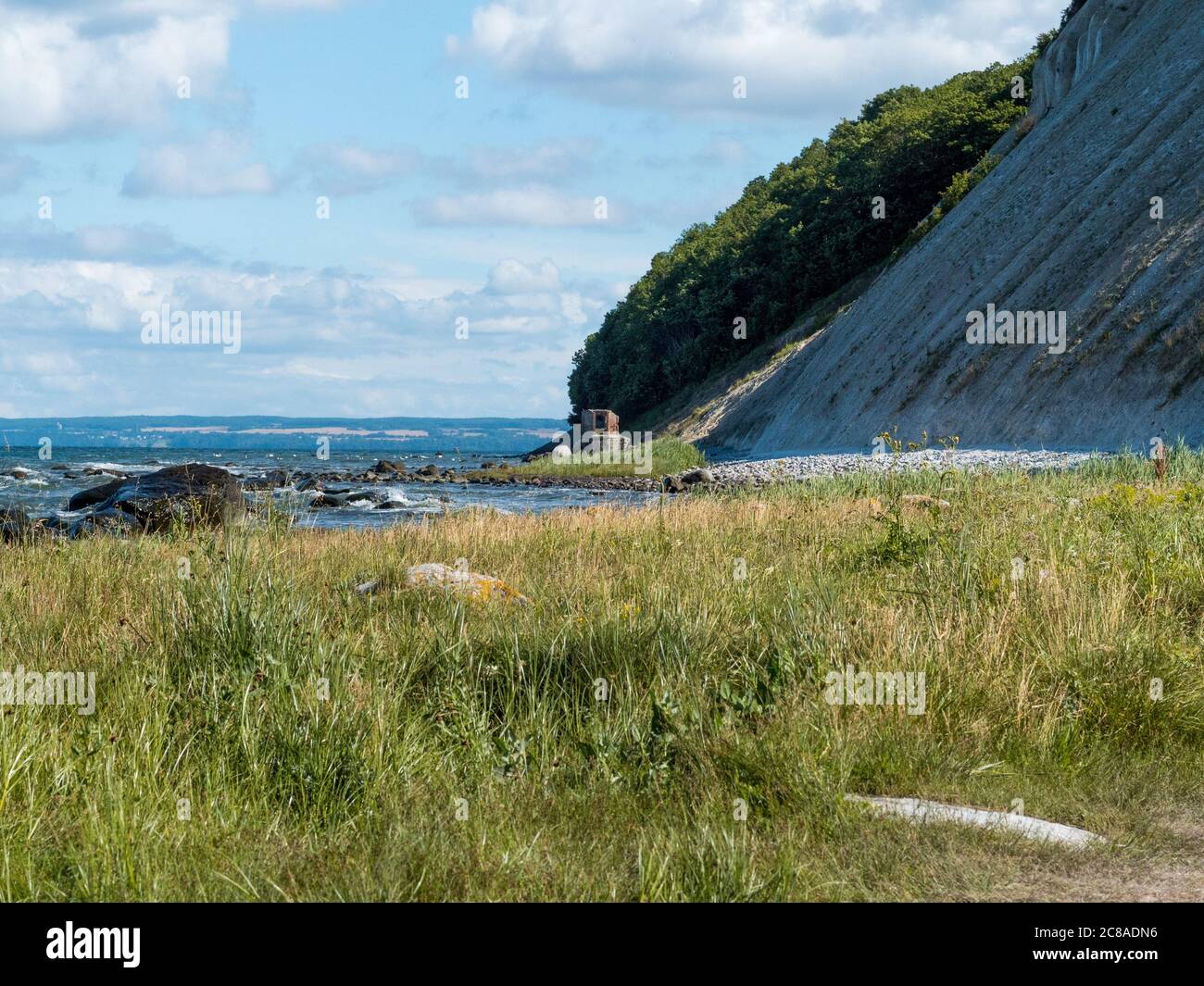 Steilküste am Kap Arkona auf der Insel Rügen Küste Strand Steinstrand Ostseeküste Ostsee Côte de la mer Baltique Cap Arkona Deutschland Banque D'Images