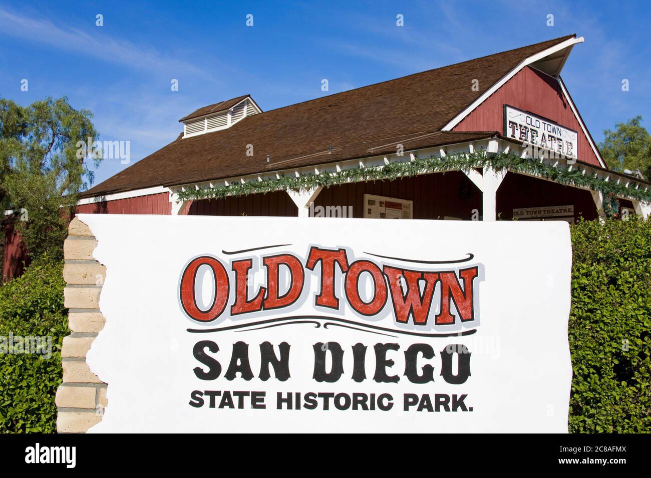 Old Town San Diego State Historic Park, Californie, États-Unis Banque D'Images