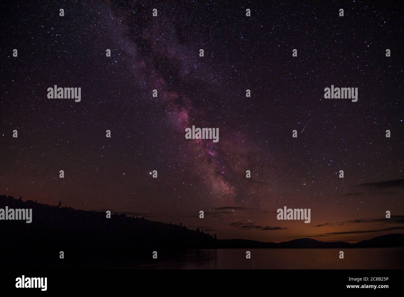 Milkyway pendant mon voyage de camping Banque D'Images