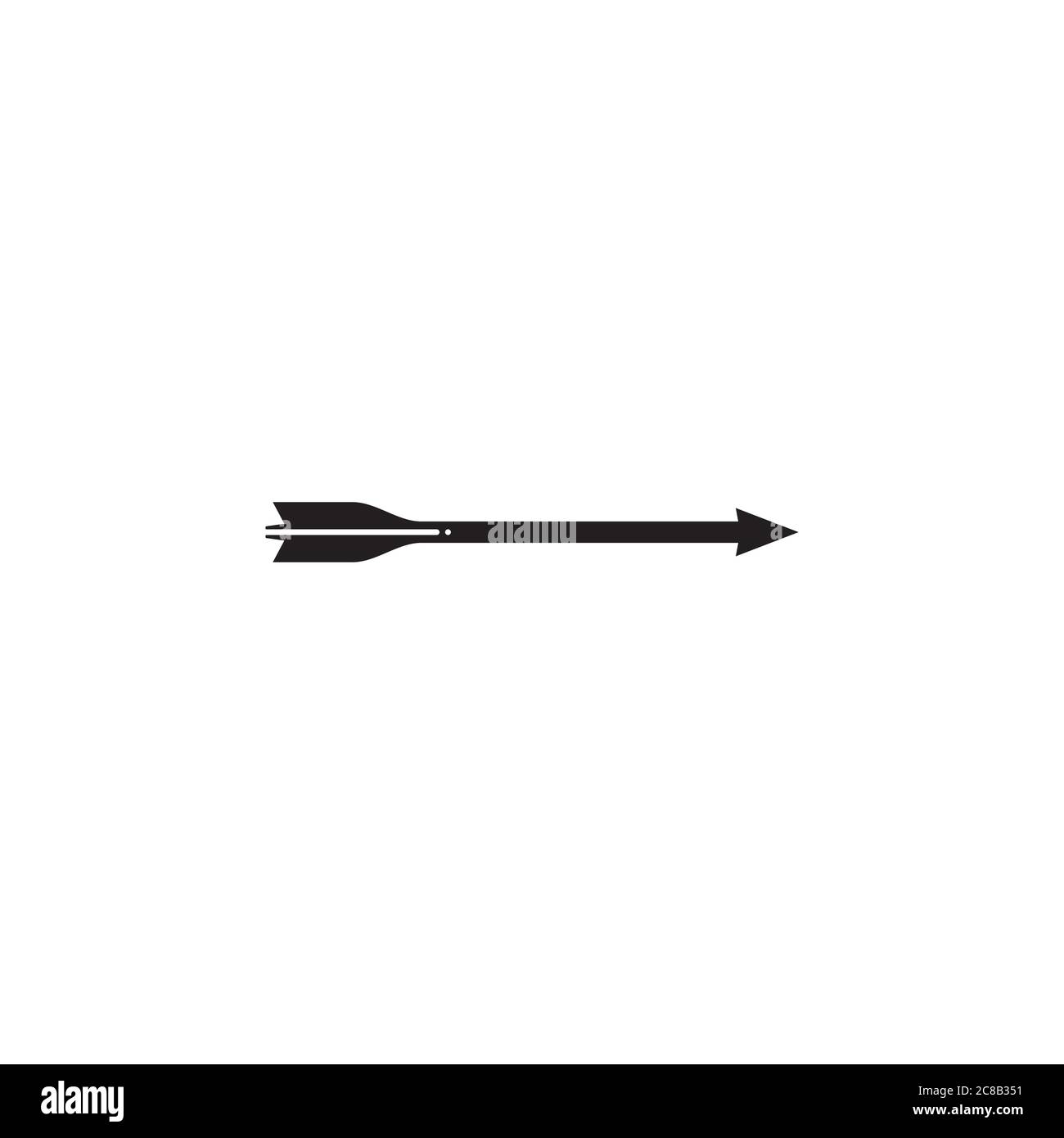 Un logo simple flèche / icône Illustration de Vecteur